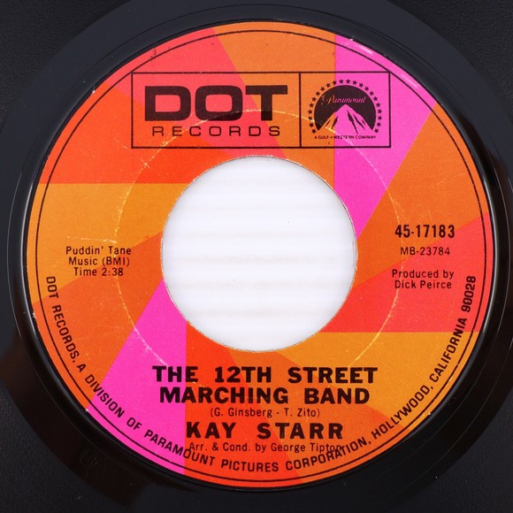 Kay Starr – The 12th Street Marching Band / Something Happened 45 rpm 7" Record - Picture 1 of 8